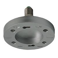 Патрон-переходник прямой Ecola Base Е14 / GX53 Серебряный фото Патрон-переходник прямой Ecola Base Е14 / GX53 Серебряный картинка